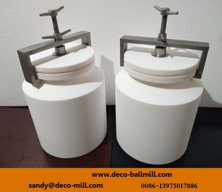 Tarro de molino de bolas de PTFE